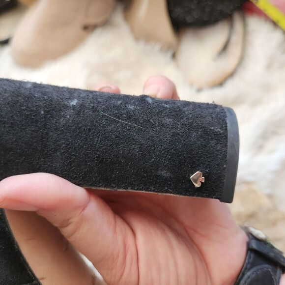 Kate spade black suede New York ankle booties - Picture 9 of 14